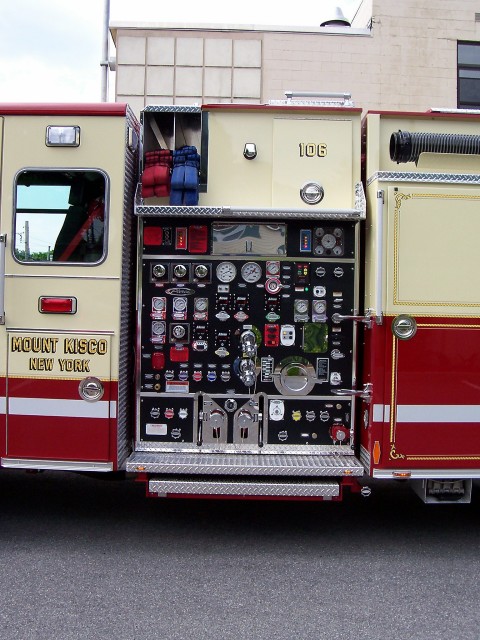 E-106's pump panel - Photo taken by Tom Fink